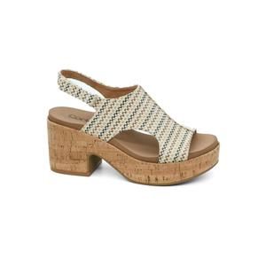 NEW CORKYS FOOTWEAR women's miss carley sandal in tan multicolor